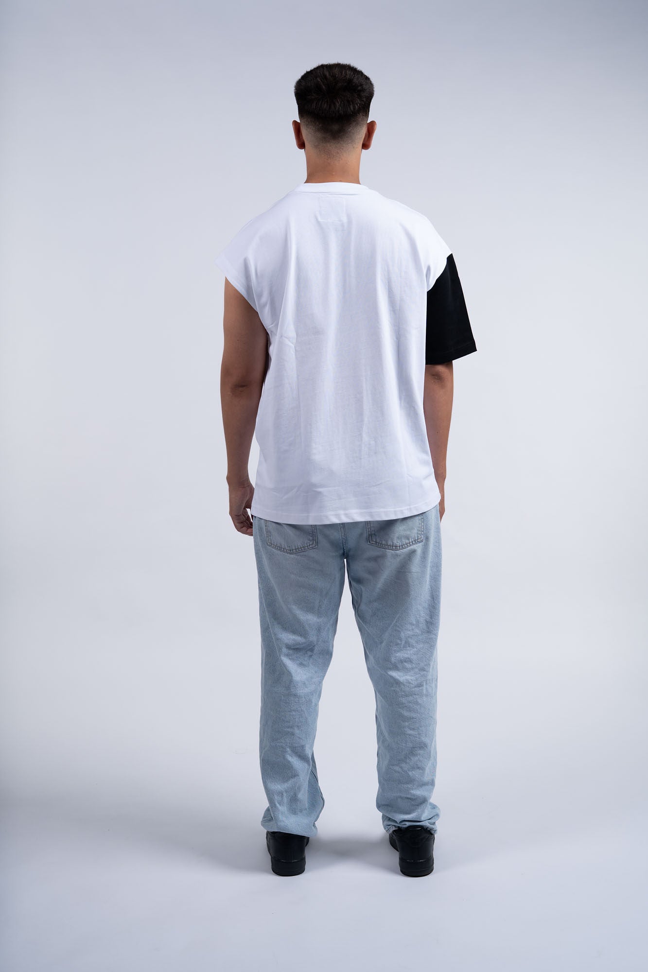 Asymmetric Silence T-shirt White